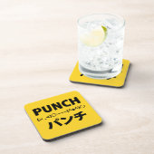Japanische Punch Emoticons Untersetzer (Rechte Seite)