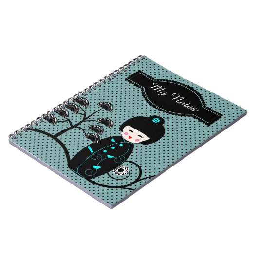 Japanische Puppe Notizblock (Linke Seite)