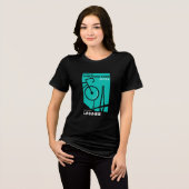Japanische Radkunst Tri-Blend Shirt (Vorderseite voll)