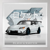 japanische Rakete Poster (Vorne)