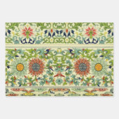 Japanische Reben, Vögel und Pimnelmuster Geschenkpapier Set (Vorderseite 3)