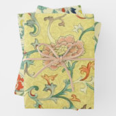 Japanische Reben, Vögel und Pimnelmuster Geschenkpapier Set (Beispiel)