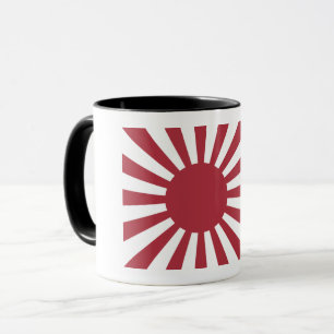 Japanische Reichsflagge der aufgehenden Sonne, Edo Tasse