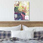 Japanische Reiserandschaft Leinwanddruck (Insitu (Schlafzimmer))