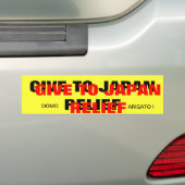 JAPANISCHE RELIEF AUTOAUFKLEBER (Auf Auto)