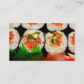 Japanische Restaurantgewerbe-Karte Visitenkarte (Rückseite)