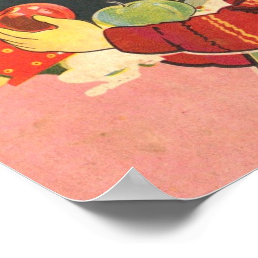 Japanische Retro-Werbung. Poster (Ecke)