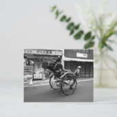 japanische Rickshaw Postkarte (Stehend Vorderseite)
