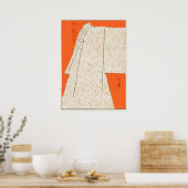 Japanische Robe Illustration von Shin Bijutsukai Poster (Küche)