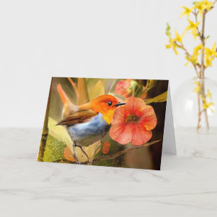 Japanische Robin Greeting Card Karte
