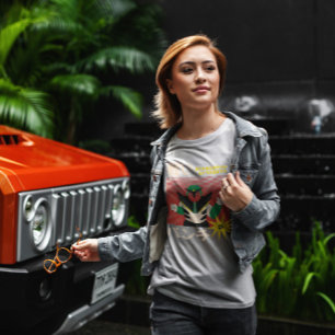 Japanische Roboterfigur Retro T-Shirt