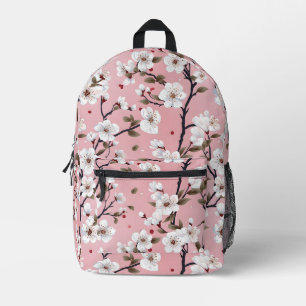 Japanische rosa Kirschblüten-Sakura-Blumen Frühlin Bedruckter Rucksack
