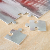 Japanische Rosa Sakura Architektur Puzzle (Seite)