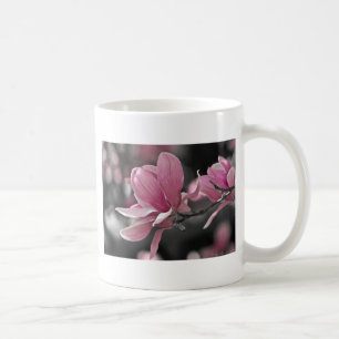 Japanische Rosa-Teller-Magnolie Kaffeetasse