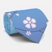 Japanische Rose Krawatte (Gerollt)