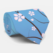 Japanische Rose Krawatte (Gerollt)