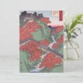 Japanische Rotapfel Einladung (Stehend Vorderseite)