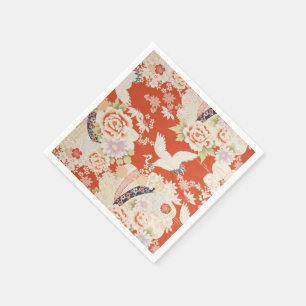 Japanische rote serviette