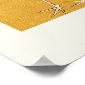 Japanische Rotkronenkrane Flock Ogata Korin Poster (Ecke)