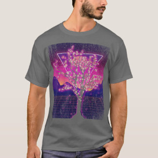 Japanische Sakura Blume Blossom 90er Vaporwave Che T-Shirt