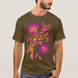 Japanische Sakura Blume Retro 90er Vaporwave Cherr T-Shirt