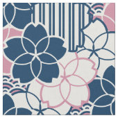 Japanische Sakura-Blume Stoff (Nahaufnahme)