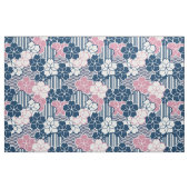 Japanische Sakura-Blume Stoff (Fat Quarter (45,7 x 55,9 cm))