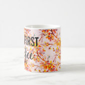 Japanische Sakura Cherry Tree Blume Typografie Kaffeetasse (Mittel)