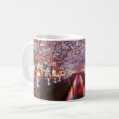 Japanische Sakura Kaffeetasse (Vorderseite Links)