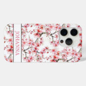 Japanische Sakura-Kirschblüten Case-Mate iPhone Hülle (Rückseite (Horizontal))