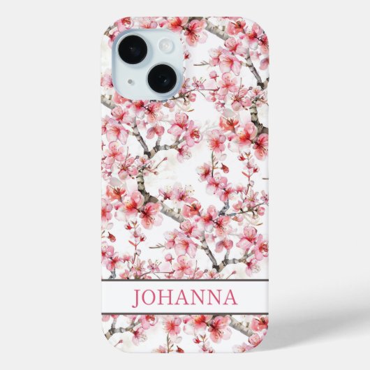 Japanische Sakura-Kirschblüten  Case-Mate iPhone Hülle (Rückseite)