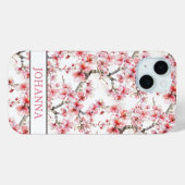 Japanische Sakura-Kirschblüten  Case-Mate iPhone Hülle (Rückseite (Horizontal))