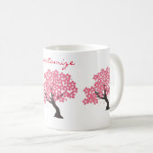 Japanische Sakura Kirschblüten Thunder_Cove Kaffeetasse (VorderseiteRechts)