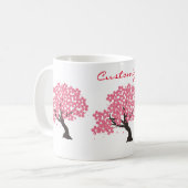 Japanische Sakura Kirschblüten Thunder_Cove Kaffeetasse (Vorderseite Links)