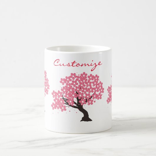 Japanische Sakura Kirschblüten Thunder_Cove Kaffeetasse (Mittel)