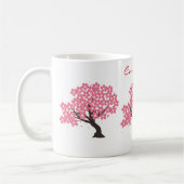 Japanische Sakura Kirschblüten Thunder_Cove Kaffeetasse (Links)