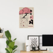 Japanische Sakura Poster (Heimbüro)
