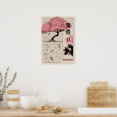 Japanische Sakura Poster (Küche)