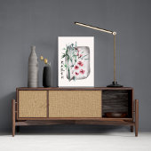 Japanische Sakura Rosa Kirschblüten Natur Erde Poster