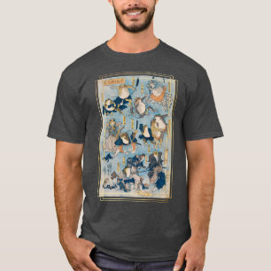Japanische Samurai-Frösche Anime Manga DarkAcademi T-Shirt