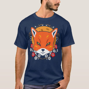 Japanische Samurai-Katze Vintage Lustiger Samurai T-Shirt