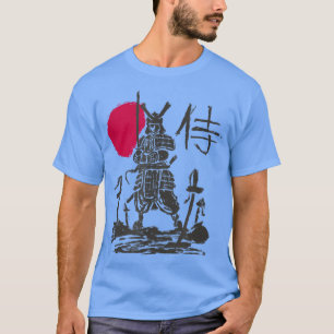 Japanische Samurai Krieger Armor Kostüm Red Sun ( T-Shirt