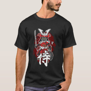 Japanische Samurai-Krieger-Katze für alle Katzen T-Shirt