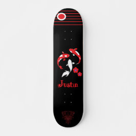 Japanische Samurai-Skateboard mit Namen Skateboard