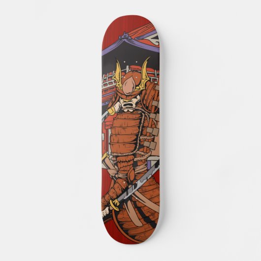 Japanische Samurai-Skateboard-Plattform Skateboard (Vorderseite)