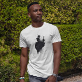 Japanische Samurai Warrior Ink Art T-Shirt