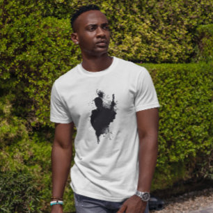 Japanische Samurai Warrior Ink Art T-Shirt