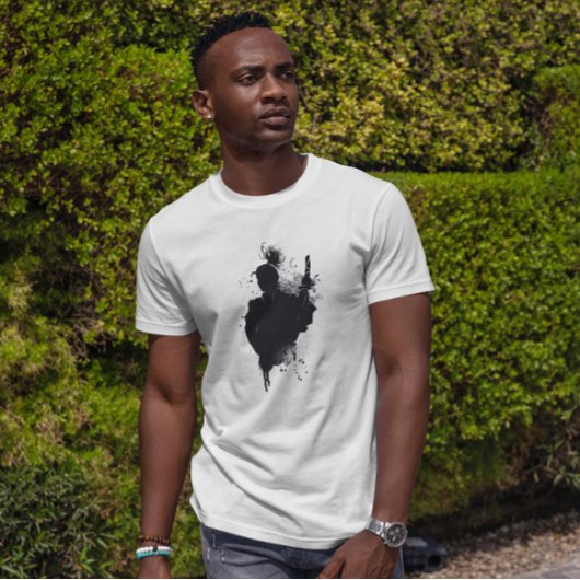 Japanische Samurai Warrior Ink Art T-Shirt