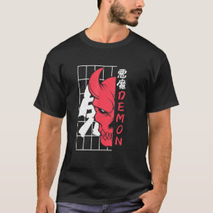 Japanische Samurai Warrior Oni Japan Mythology Dem T-Shirt