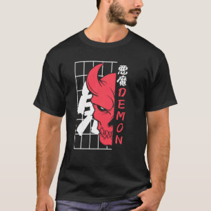 Japanische Samurai Warrior Oni Japan Mythology Dem T-Shirt
